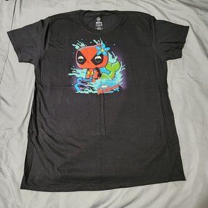 Marvel Mermaid Deadpool Funko T-Shirt